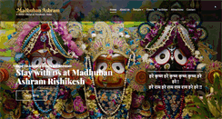 Desktop Screenshot of madhubanashram.org