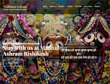 Tablet Screenshot of madhubanashram.org
